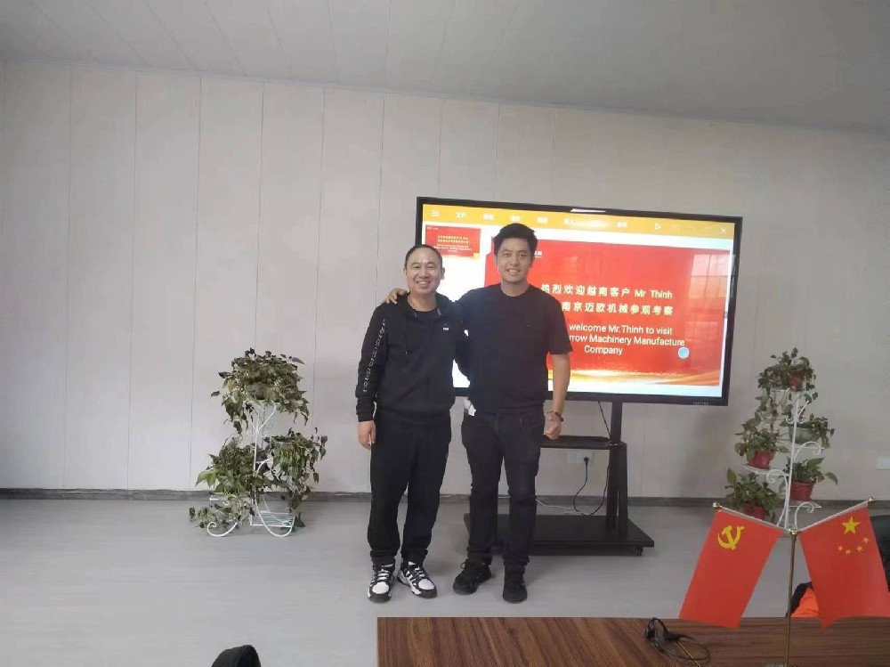 越南、印度客戶來我司參觀考察